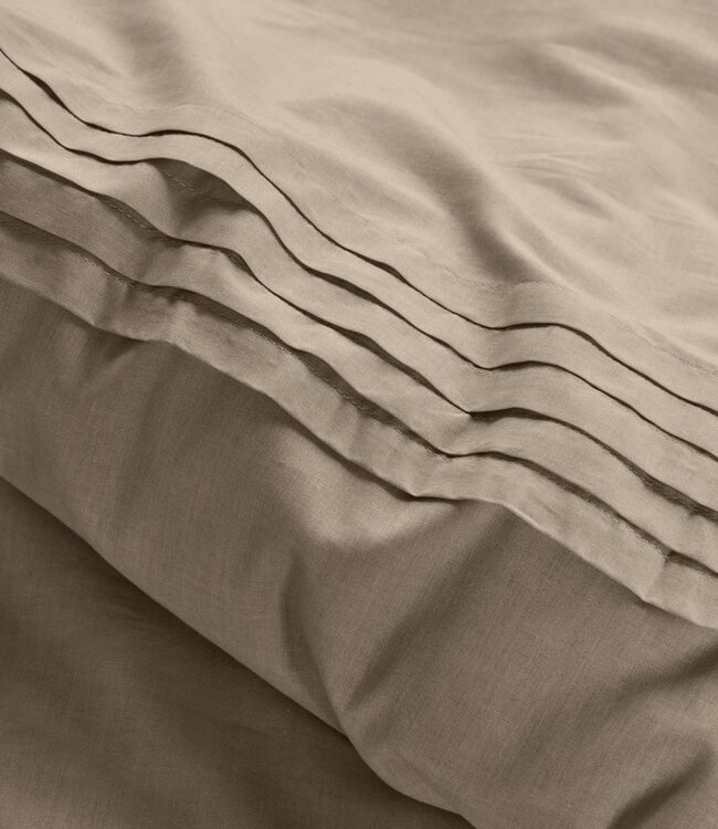 Beddinghouse Dekbedovertrek Katoen Osiris Taupe 260 x 200/220