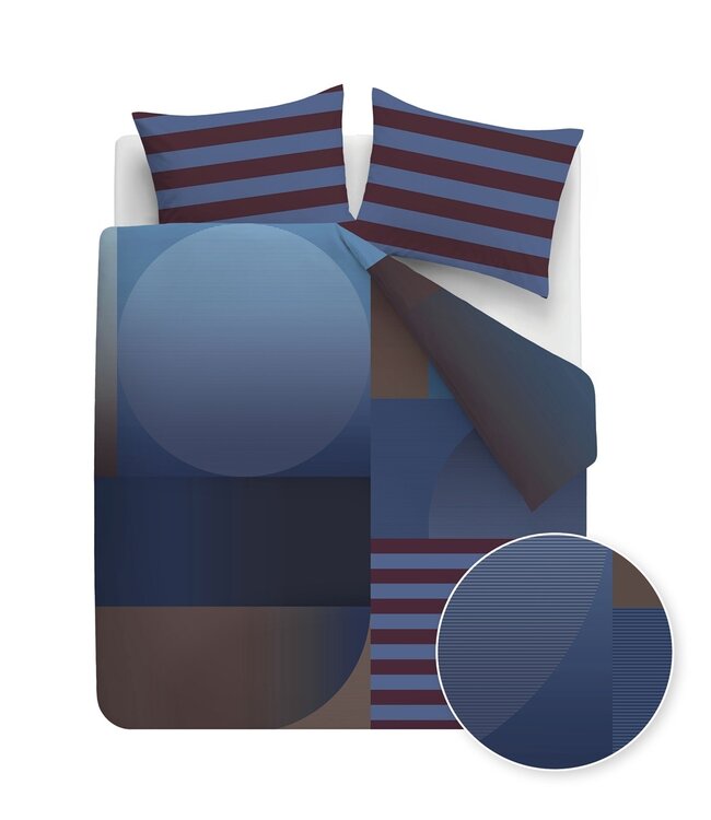 Dutch Design Dekbedovertrek Tencel Electric Avenue Blue