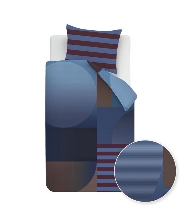 Dutch Design Dekbedovertrek Tencel Electric Avenue Blue