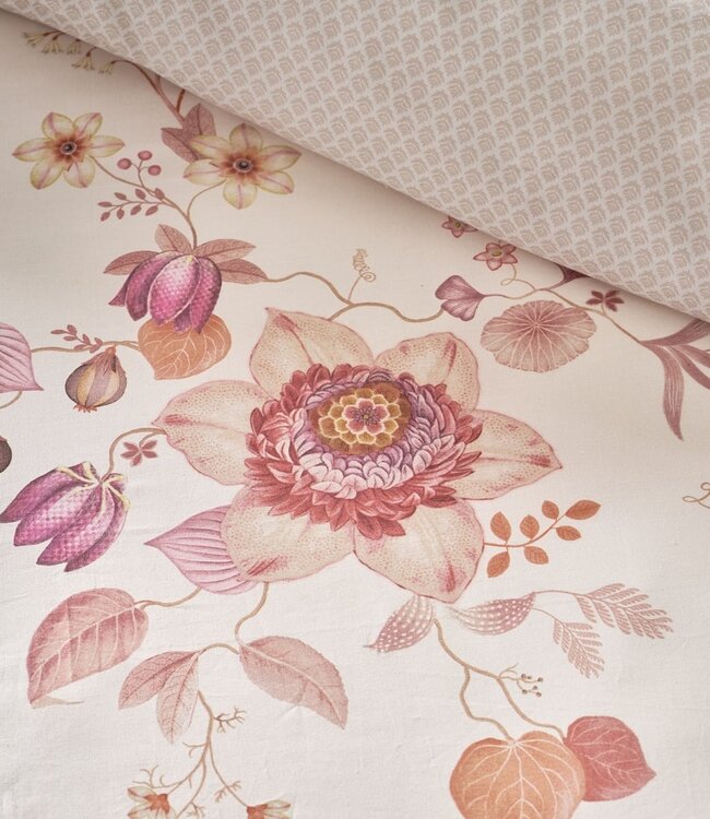 Pip Studio Dekbedovertrek Everbloom Lichtroze 260 x 200/220