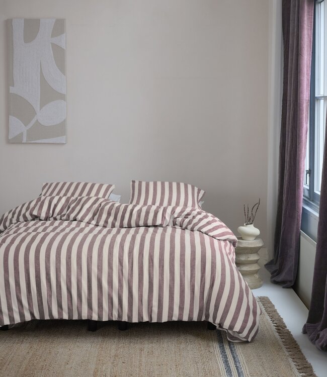 Beddinghouse Dekbedovertrek Flanel Jamie Red 240 x 200/220
