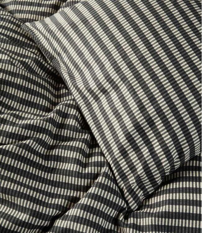Marc O'Polo Dekbedovertrek Flanel Olle New Black 260 x 200/220