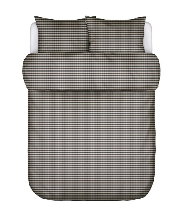 Marc O'Polo Dekbedovertrek Flanel Olle New Black 200 x 200/220