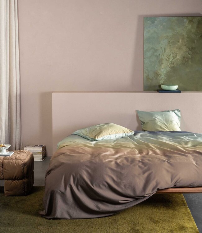 Essenza Dekbedovertrek Lunare Dusty Teal