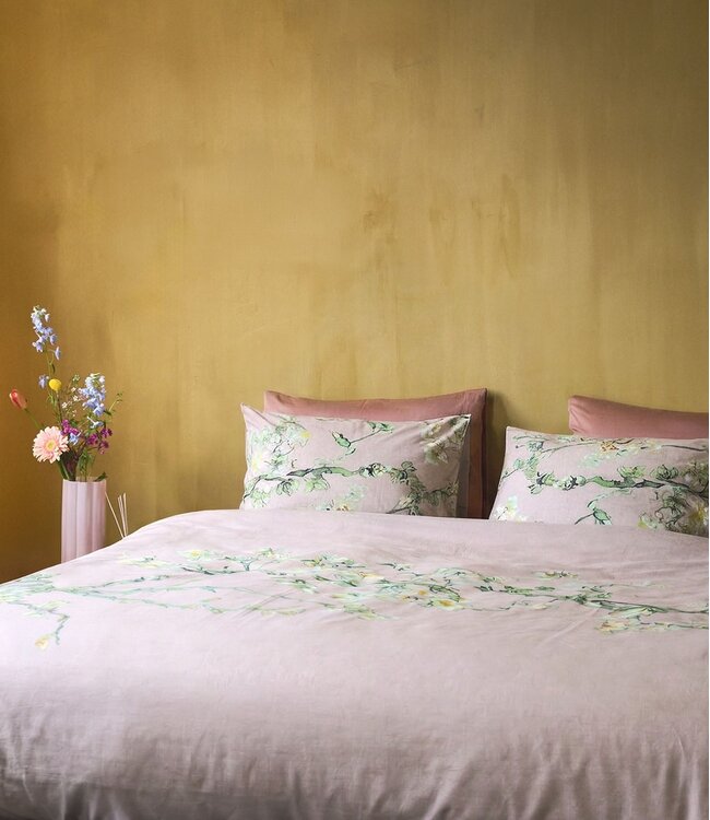 Beddinghouse Dekbedovertrek Van Gogh Blossom Pink 200 x 200/220