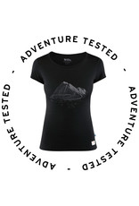 Adventure Tested Keb Wool T-shirt Print W Black SÂ - Adventure Tested