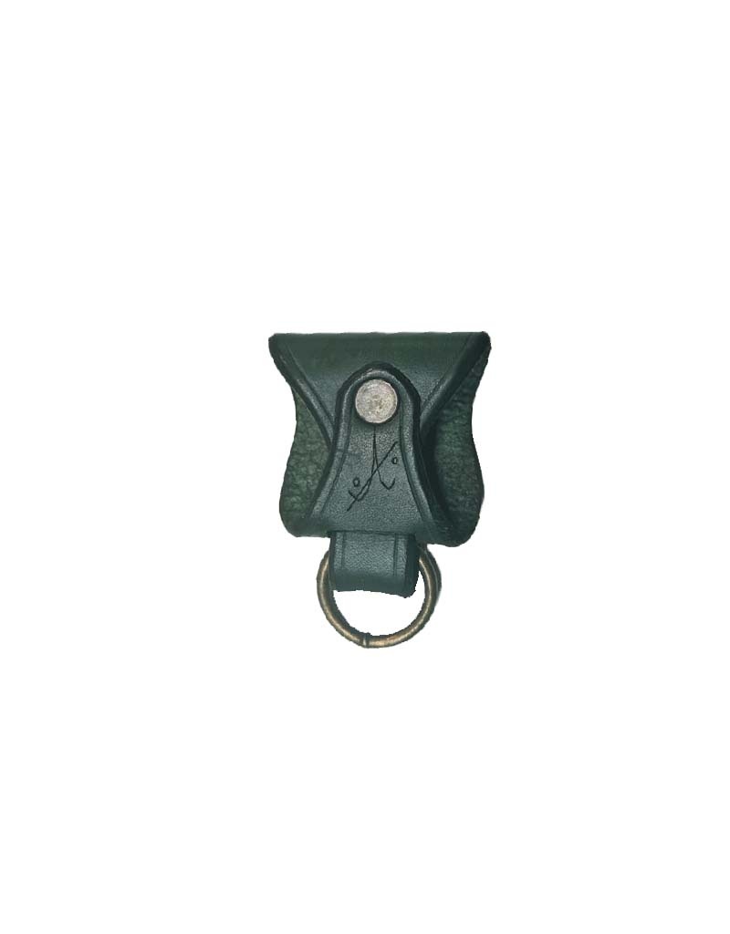 ANVL Leather Belt Clip Green