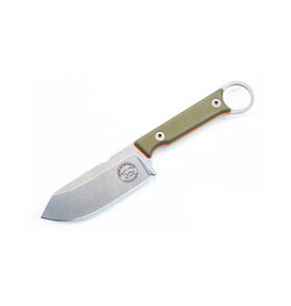 White River Knives Firecraft 3.5 Pro, G10, Green / Orange