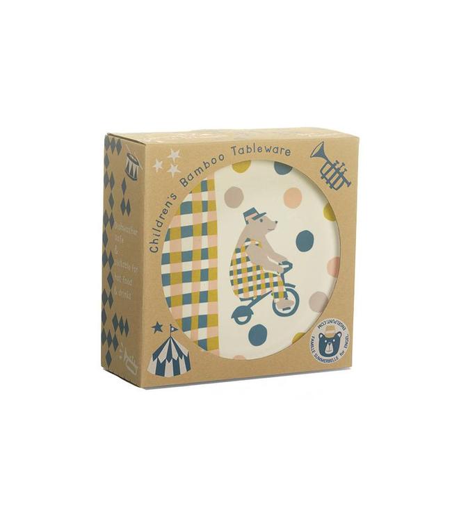 ENGEL. ENGEL. Geschirrset Bambus Circus Bear