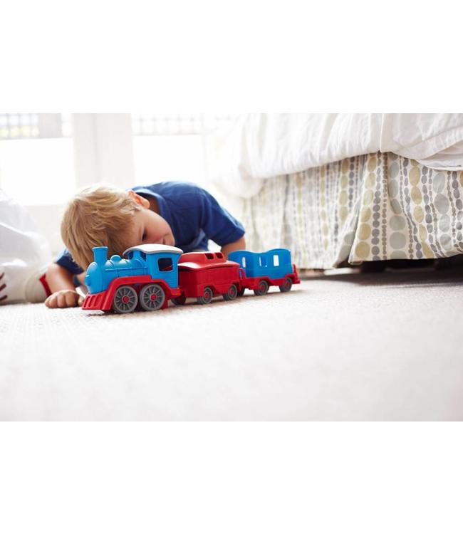 Green Toys Green Toys Eisenbahn rot-blau