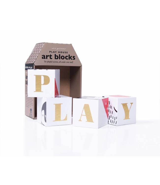 Wee Gallery Play House Art Blocks Play