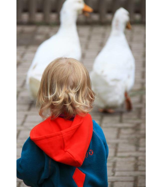 Ducksday Ducksday Fleece-Anzug grün/orange