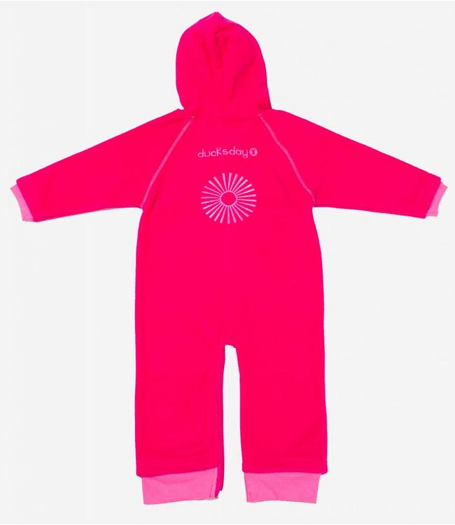 Ducksday Ducksday Fleece-Anzug fuchsia