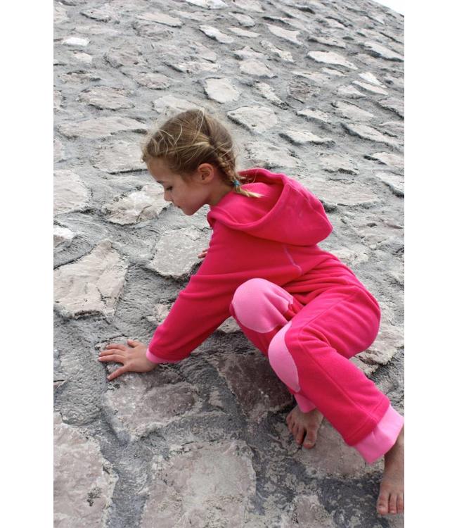 Ducksday Ducksday Fleece-Anzug fuchsia