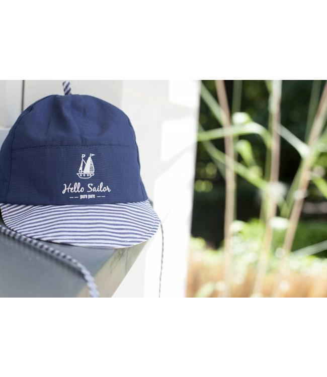 pure pure Cap Baby mit UV-Schutz Hello Sailor