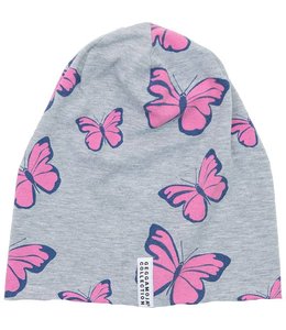 Geggamoja Geggamoja Mütze Limited Edition Pink Butterfly