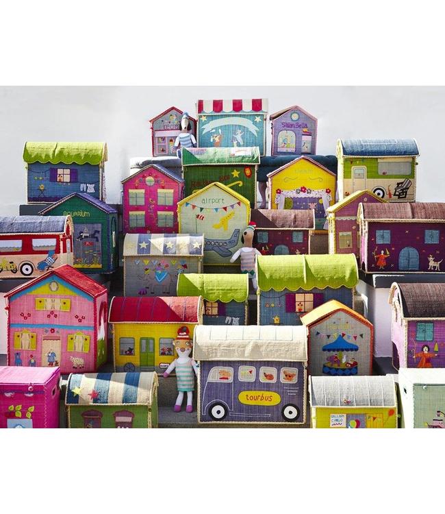 Rice Spielzeugkiste Happy Camper klein