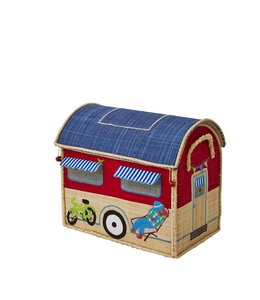 Rice Spielzeugkiste Happy Camper klein