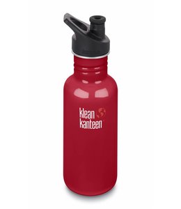 Klean Kanteen Klean Kanteen Trinkflasche Classic mit Sport Cap Mineral Red 532 ml