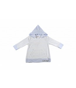 Ducksday Ducksday Poncho blue stripe