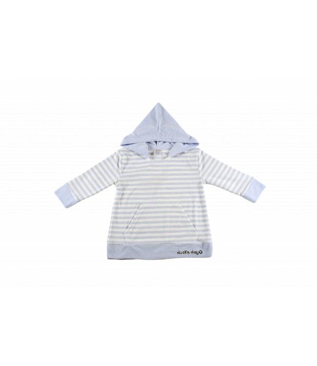 Ducksday Ducksday Poncho blue stripe