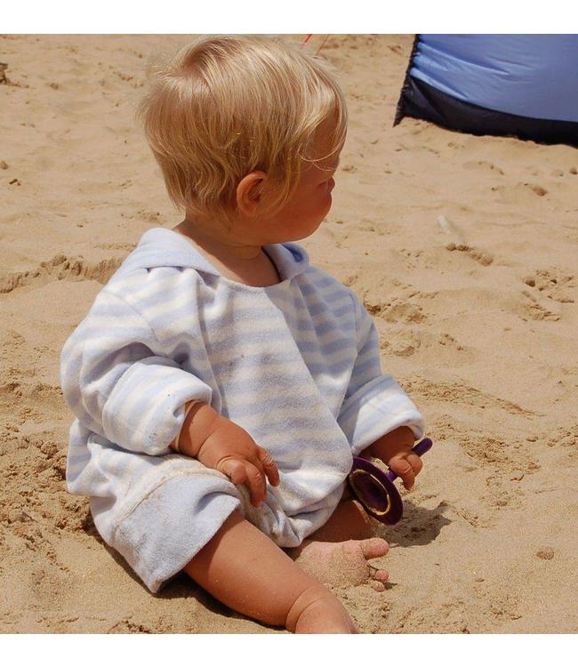 Ducksday Ducksday Poncho blue stripe