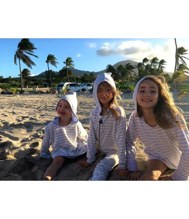 Ducksday Ducksday Frottee Strampler green stripe