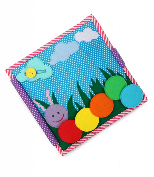 Jolly Designs Quiet Book - Bunte Raupe