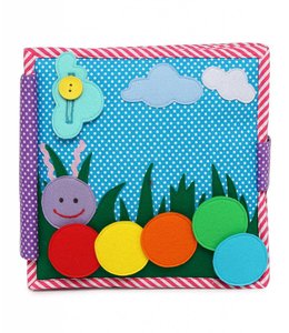 Jolly Designs Quiet Book - Bunte Raupe