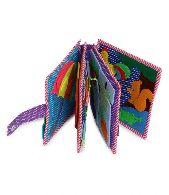 Jolly Designs Quiet Book - Bunte Raupe