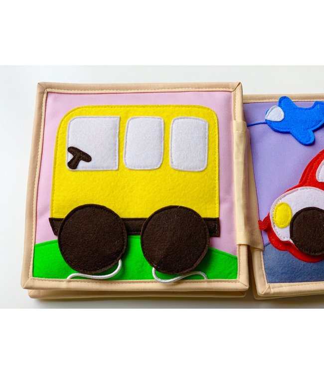 Jolly Designs Quiet Book - Autobahn-Mini