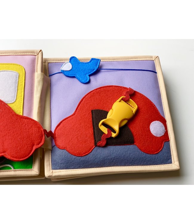 Jolly Designs Quiet Book - Autobahn-Mini