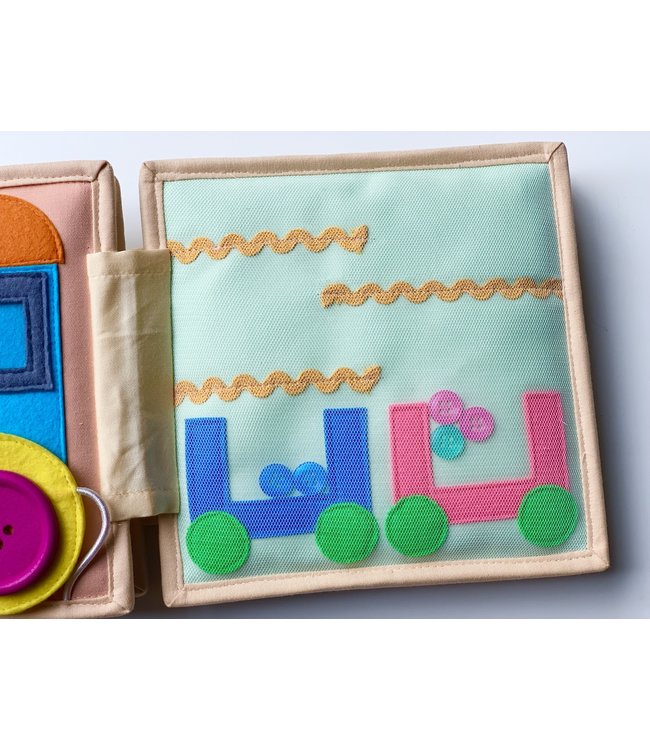 Jolly Designs Quiet Book - Autobahn-Mini