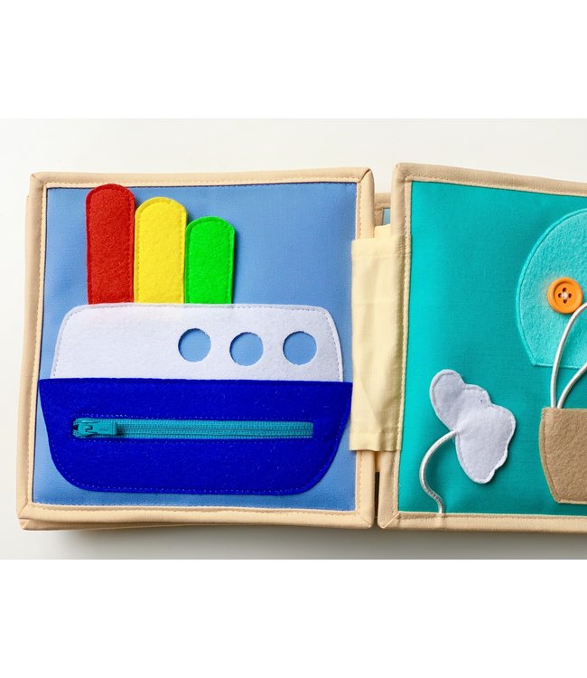 Jolly Designs Quiet Book - Autobahn-Mini