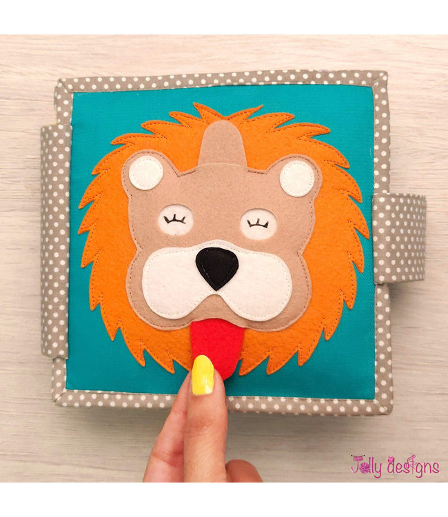 Jolly Designs Quiet Book - dösender Löwe-Mini