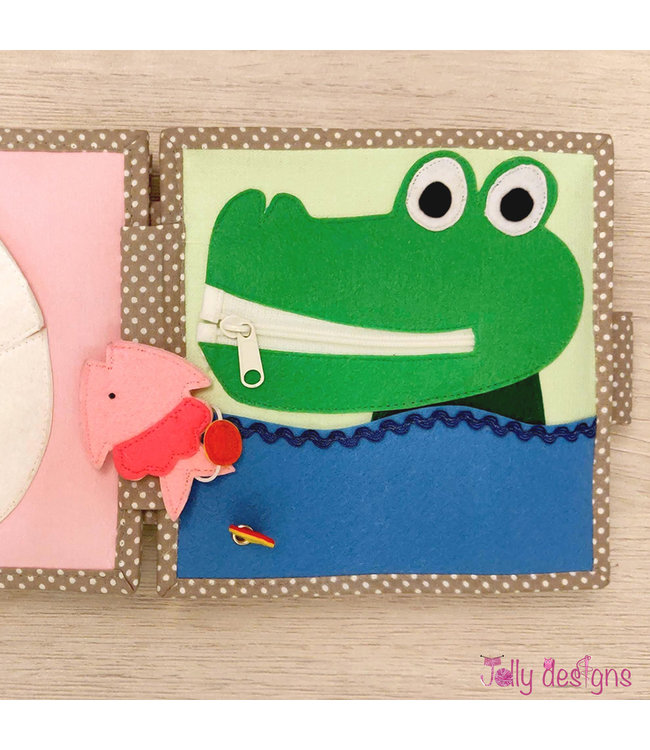 Jolly Designs Quiet Book - Peek-a-Boo-Mini