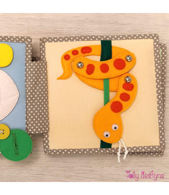 Jolly Designs Quiet Book - Peek-a-Boo-Mini