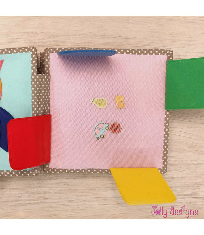 Jolly Designs Quiet Book - Peek-a-Boo-Mini