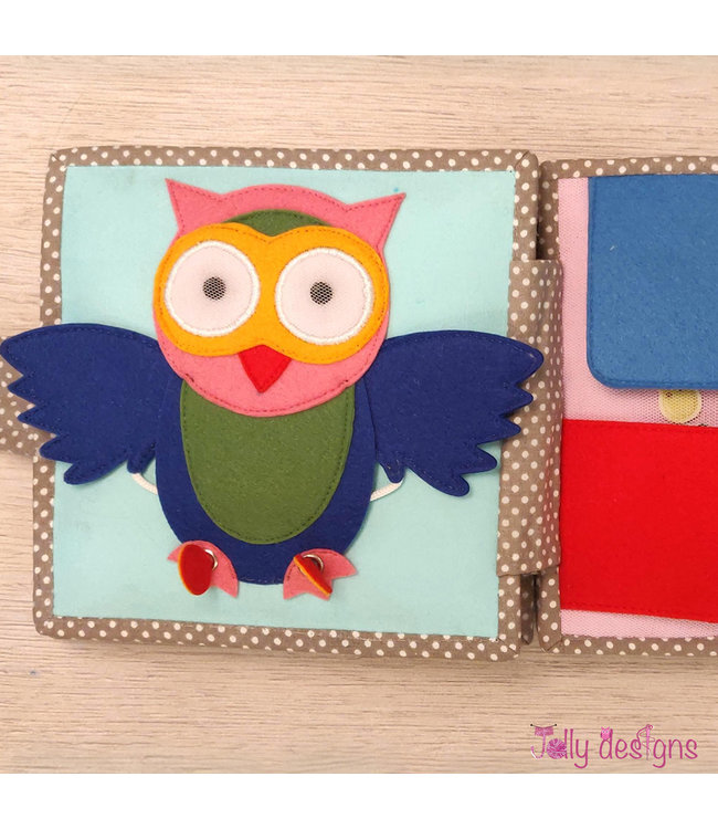 Jolly Designs Quiet Book - Peek-a-Boo-Mini