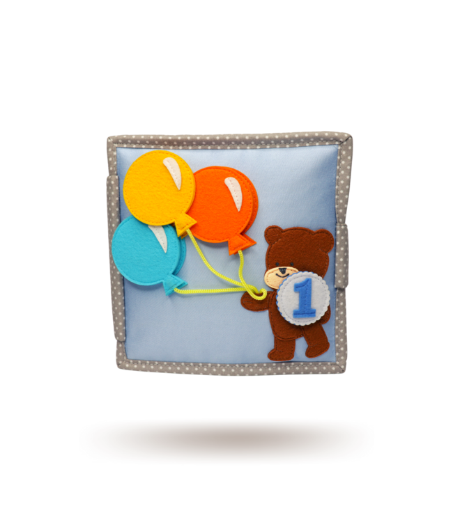 Jolly Designs Quiet Book - Happy Bearsday-Mini