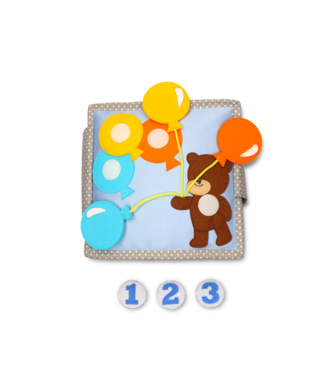 Jolly Designs Quiet Book - Happy Bearsday-Mini