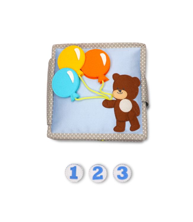 Jolly Designs Quiet Book - Happy Bearsday-Mini