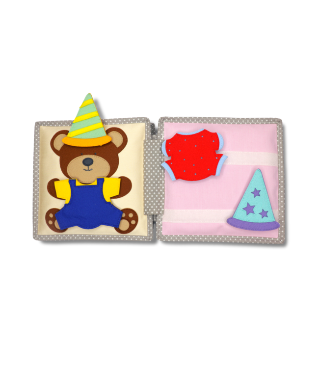 Jolly Designs Quiet Book - Happy Bearsday-Mini