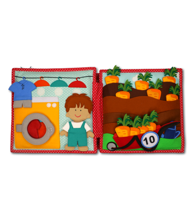 Jolly Designs Quiet Book - Glückspilz