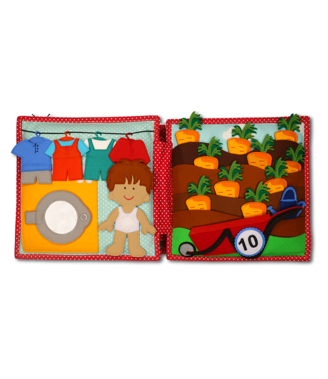 Jolly Designs Quiet Book - Glückspilz