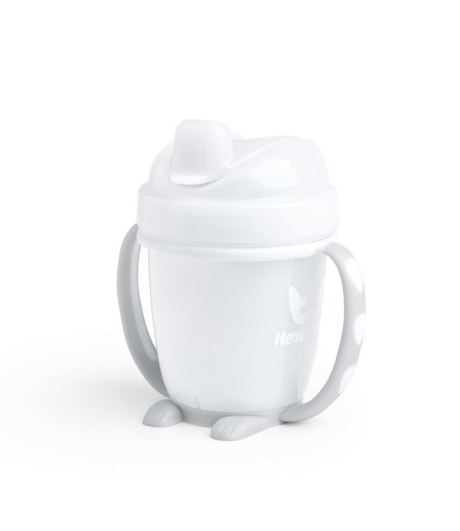 Herobility Sippy Cup 140ml/ 4.7oz - weiss