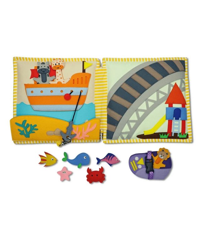 Jolly Designs Quiet Book - Globetrotter