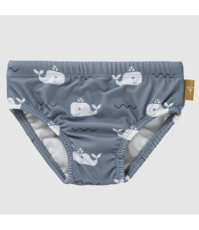 Fresk Fresk UV Schwimmwindel Jungen, Whale Blue Fog