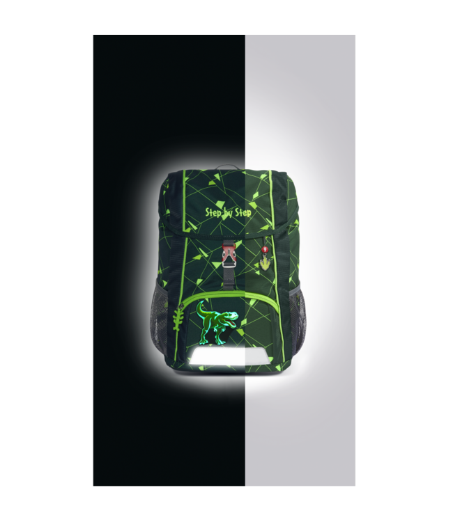 Step by Step Step by Step KID SHINE Rucksack-Set "Dino Night Tyro", 3-teilig