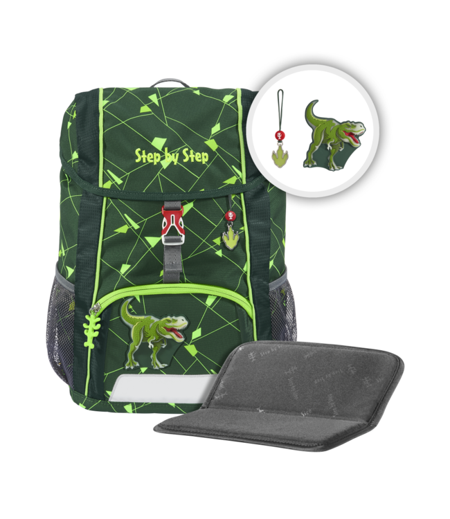 Step by Step Step by Step KID SHINE Rucksack-Set "Dino Night Tyro", 3-teilig
